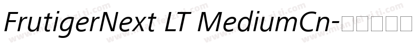 FrutigerNext LT MediumCn字体转换